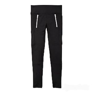 Justice Girls Ribbed and Zipper Leggings Size 12